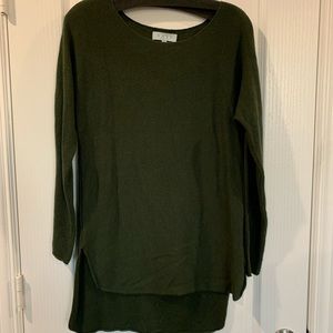 Joan Vass Green Sweater